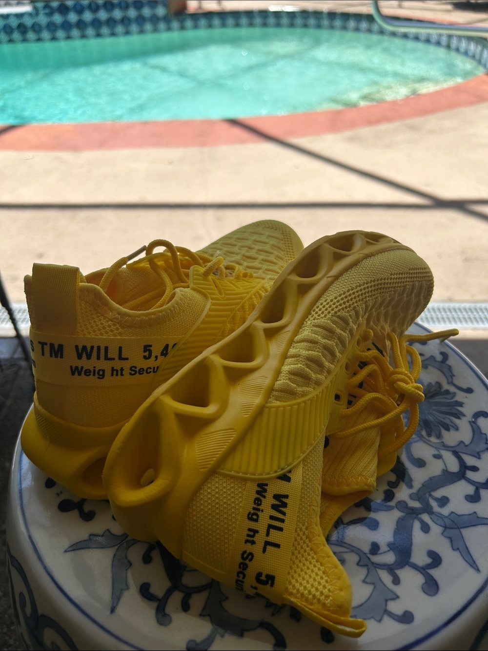 Yellow Athletic Sneakers